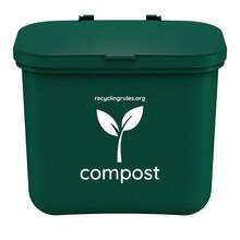 Gre1en Compost Bin Container For Hanging On Kitchen Trash Container - Qty1Compost - View 1