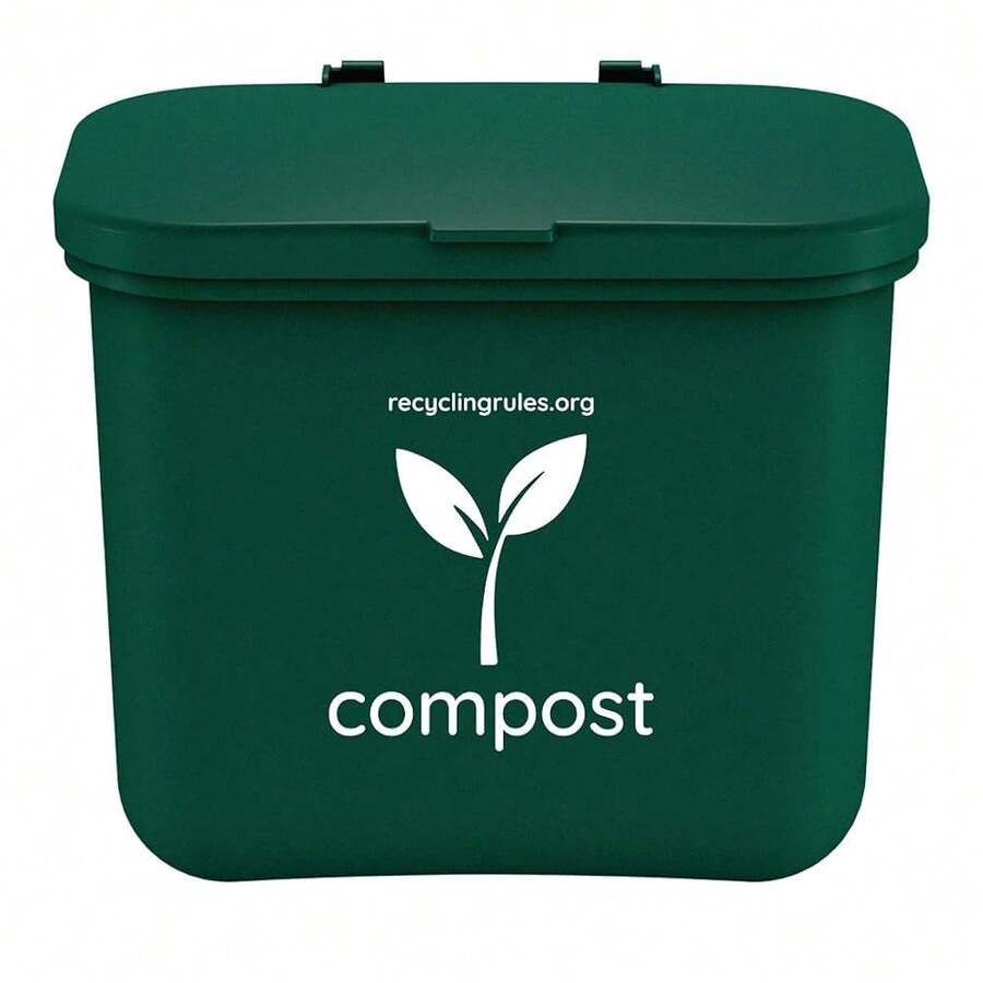 Gre1en Compost Bin Container For Hanging On Kitchen Trash Container - Qty1Compost - View 1