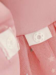 Tween Girls' Long Sequin & Mesh Bowknot Elegant Birthday Party Formal Dress, Excluding Headband - Dusty Pink - View 11