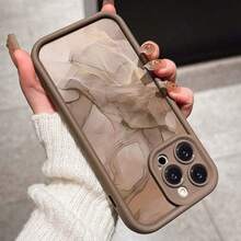 Marble Texture Design Phone Case - Brown - View 3
