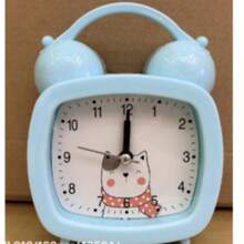 CL015 Reloj Despertador Circular Pequeño – Ideal para Buró, Escritorio o Mesa de Noche - 1PC - Ver 2