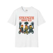Stranger Bricks Shirt  Retro Bike Tee  80s Parody Graphic Shirt AFOL Gift Funny Brick Builder T Shirt - 白色 - 查看 8