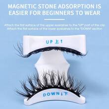 2pcs Professional Magnetic Eyelash Applicator, Eyelash Tweezers, Mink Fur False Eyelash Clip - Multicolor - View 6