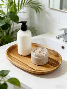 1件装木质浴室台面托盘，托盘，浴缸托盘，浴室托盘，不规则红木浴缸托盘，木质托盘，装饰托盘，烛台家居装饰展示托盘，客厅装饰，托盘装饰，可放置香水瓶、牙膏、洗手液、沐浴露 - 实木浴室托盘，厨房展示托盘，房间用品，浴室配件，浴室收纳，房间装饰，浴室装饰，浴室置物架 - 異形相思木托盤 - 查看 8