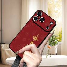 Phone Case/Cover Chinese Lucky Pattern Anti Fall Matte Finish Resists Stains Phone Case For IPhone 17/17AIR/17PRO/17PROMAX/16E/16/16PRO/16PLUS/16PROMAX/15/15PLUS/15PRO/15PROMAX/14/14PLUS/14PRO/14PROMAX/13/13mini/13PRO/13PROMAX/12/12mini/11/Plus/Pro/Max/7/8/SE/XS/XS MAX,For Samsung And For GalaxyA56/A54/A53/A52/A14/A15/A05S/A53/A34/S23/S23Ultra/S23FE/S24/S24FE/S24Ulatra/S25/S25FE/S25Ultra/S26/S26FE/S26Ultra/S21FE(Factory Wholesale Price),Valentine's Day, New Year's Day, New Year's Day, Easter, Labor Day, St. Patrick's Day - màu đen - Xem 2