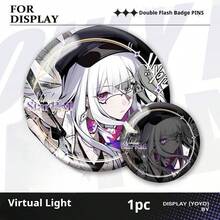 1枚崩坏：星轨徽章 - 哈哈时刻角色徽章 - 火花 - 耀光 - 刀锋 - 幻影 - 不灭之路 - 深红深渊 - 游戏外设徽章 - 背包徽章 - 收藏玩具 生日礼物 - 复活节礼物，愚人节礼物，惊喜礼物，完美礼物 - 彩色 - 查看 15