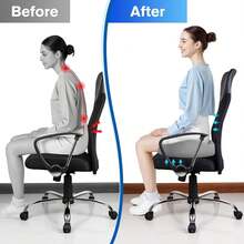 Seat Cushion, Gel Chair Cushions, Office Chair Cushions, Anti-Slip Bottom & Removable Cover Tailbone Pain Relief Cushion, Memory Foam Seat Cushion For Office, Wheelchair, Car (Black) - Xám nhạt - Xem 8