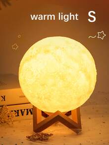 1 قطعة ضوء القمر ثلاثي الأبعاد مع قاعدة، مصباح القمر الجانبي، يعمل بالبطارية، إضاءة نوم LED لديكور المنزل، هدية عيد ميلاد، مناسب للخطبة والزفاف الرومانسي والعام الجديد، ديكور المنزل، غرفة النوم، غرفة المعيشة، المكتب، أفضل هدية، DIY المنزل، النافذة، مشهد غرفة المعيشة - متعدد الألوان - مشاهدة 13