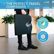 VivaLife Gel Memory Foam Office Chair And Car Seat Cushion With N-Slip Bottom Tailbone Pain Relief Cushion Ergomic Orthopedic Sciatica And Coccyx Pillow Cushion - Đen - Xem 6