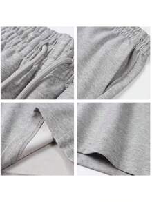 Custom Men's Casual Shorts Athletic Running Sweat Shorts With Pockets Personalized Print Basketball Gym Workout Shorts Lounge Shorts - Add Your Image Photo Design Special Gift -  Fitness Gym Jogger Pants Soft Comfortable  Sportswear - Black - View 3