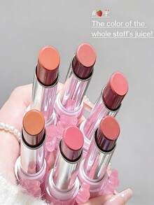 Cappuvini Son tint bóng mịn dưỡng ẩm, màu tự nhiên, son dưỡng dạng thỏi hình gấu, lâu trôi, chống lem, son môi đa năng - Nhiều màu - Xem 3