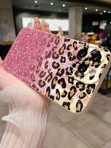 Leopard Print Painted Minimalist Stylish Creative Shockproof Phone Case Compatible With IPhone 17/17Pro/17ProMax, 16/11/16Pro/16Plus/16ProMax/16E/15ProMax/13/14/12/XS/XR/7G/8P, Galaxy S25/S25Plus/S25 Ultra/A16/A36/A26/A56/A50/A12/A32 - Multicolor - View 4