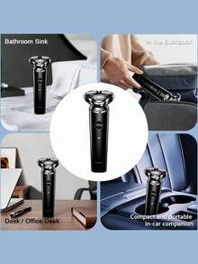 SKYWORTH Electric Shaver, Large Capacity Battery, IPX7 Waterproof, Suitable For Both Wet And Dry Use, A Top Choice For Birthday And Graduation Gifts. Shaver, Electric Shaver, Razor, Men's Shaver, Professional Shaver, Electric Razor. - Multicolor - View 6