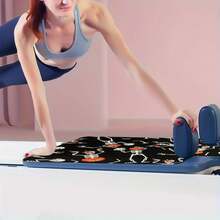 1件家用健身瑜伽普拉提运动垫，适用于健身房、客厅地板，防滑减震，吸湿易清洁，实用运动垫，硅藻土材质 - 彩色 - 查看 5