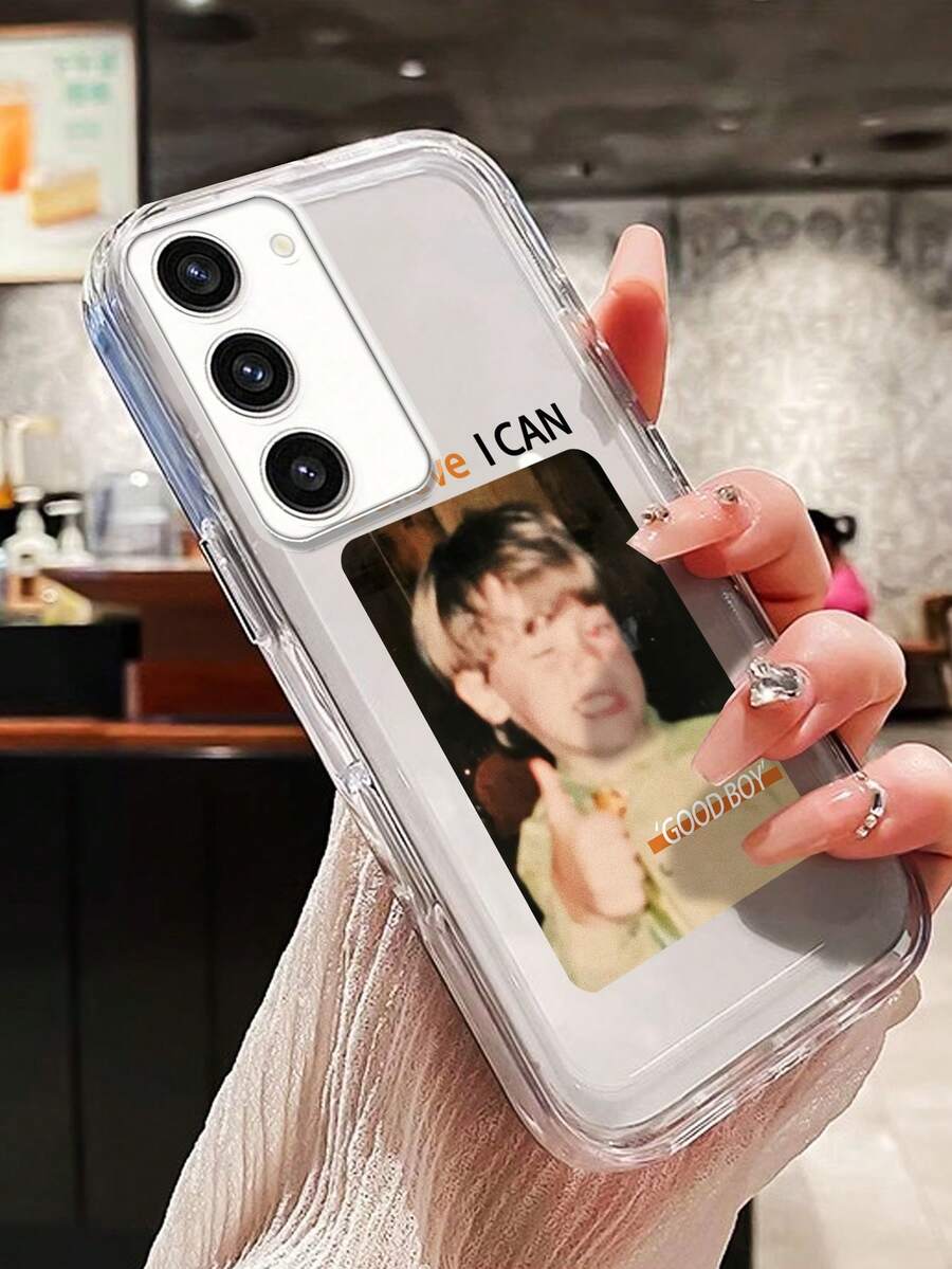 High-Resolution, Transparent Phone Case For Samsung Galaxy S21 Plus S21 Ultra S21FE S22 Plus S22 Ultra S23 Plus S23 Ultra S23FE S21+ S22+ S23+ – Ultra-Thin, Soft, See-Through, With Full Protective Band For Fun Guys - Clear - View 1