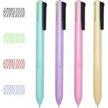 Multicolor Ballpoint Pen 0.7mm 4 Color Retractable Gel Ink Pen For Writing Journaling Planner Office School Supplies Gift Idea - 1 - 查看 7