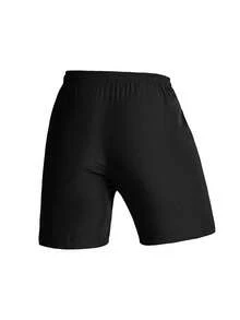 Men's Summer Casual Outdoor Sports Running Workout Quick-Dry Top And Shorts Set Black - Black - View 5