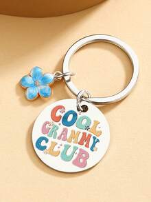 送给奶奶的生日礼物，独特的奶奶礼物创意，孙辈送给奶奶的最佳礼物，酷炫的奶奶钥匙扣，生日、圣诞节、母亲节礼物 - 彩色 - 查看 7