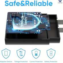 25W 超快 USB-C 充电器，配备 USB-C 转 Type-C 快充线，兼容三星 Galaxy S24/S23/S22/S21/S21+/S21 Ultra/S20/S20 Ultra/Note 20 Ultra/Note 10，支持 16/15/Pro/Pro Max 快充，USB-C 墙式电源适配器 - 美規A型插(110-127V) - 查看 1