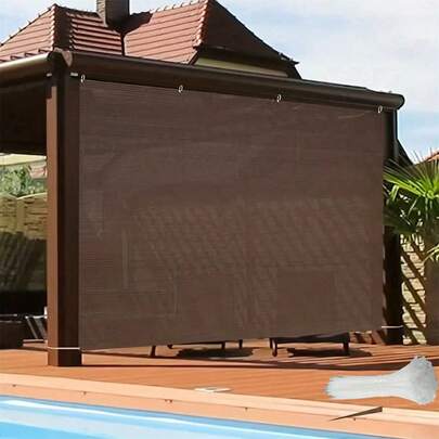 High-Quality Outdoor Sunshade Cloth With Metal Eyelets - , Tear-Resistant And Easy To Install, Suitable For Balcony, Yard And Swimming Pool. With Reinforced Edges And Eyelets, This Product Offers Excellent Shading, Screening And Privacy Protection.