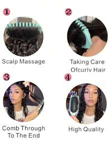 2026 European + UK Professional Curling Hair Brush, Creates Perfect Curly Waves And Spiral Curls, Frizz-Free, Smooth And Easy To Comb, Salon-Level Styling - 2045 - View 4