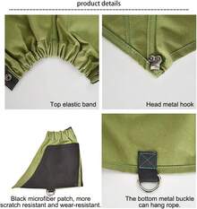 ¡RecomendadoDrfeify Gaiters de Tobillo, Cubiertas de Zapatos Protectoras Ajustables para Caminatas Al Aire para Caminar¡Top de Temporada - 1 - Ver 5
