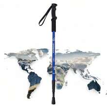 Lightweight Aluminum Alloy Trekking Pole, Telescopic Adjustable, Hiking Stick, Anti-Slip, Outdoor Hiking Pole - Multicolor - View 2
