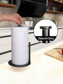 Kitchen Paper Towel Holder, Countertop Paper Towel Dispenser, Napkin Box Rack, Stainless Steel Kitchen Paper Towel Holder With Weighted Base, Space-Saving Design For Paper Towels, Napkins, Kitchen Roll, Wall-Mounted Storage Organizer, Modern Kitchen Accessory, Kitchen Utility, Wall-Mounted Dispenser, Kitchen Storage Accessory - 彩色 - 查看 10