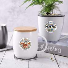 61张瑞典乙烯基贴纸，美观实用，适用于剪贴簿、日记、保险杠、滑板、水瓶、头盔、水杯、汽车贴纸等。 - 隨機 - 查看 8