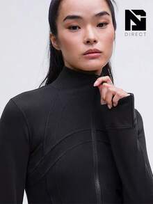 Lululemon Define Jacket Luon Black-For Yoga Gym Running-Sweat-Wicking-Yoga-All Seasons Sport-Spring/Summer-Autumn/Winter-Back To School- Easter Gift - 黑色 - 查看 4