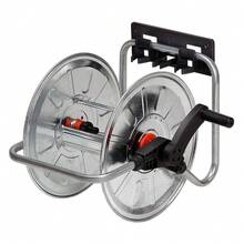 HydroSure 2 In 1 Metal Hose Reel - 50 Metres - No Hose - Multicolor - View 1