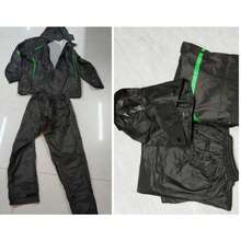 Conjunto de 2 peças para motociclismo, incluindo jaqueta e calça, impermeável e unissex. Ultrafino, à prova de vento e respirável, com bolsos laterais. Ideal para ciclismo, pesca e atividades ao ar livre. - Multicolorido - Ver 20
