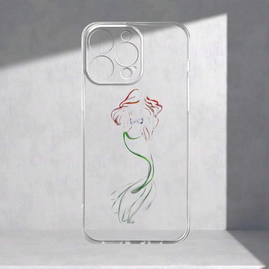 Phone Case - Phone Case - 360-Degree Full Protection Phone Case With Mermaid Design For Iphone 11, 12, 13, 14 Pro Max, 15, 16, XR, X/XS, 7, 8 Plus, SE Mini - Ideal Birthday Gift For And,Suitable For IPhone17 Air - 無色 - 查看 1