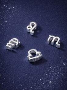 FOREVER QUEEN 1条925纯银十二星座可调节脚链，附赠礼盒 - 銀色 - 查看 10