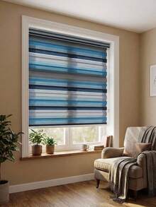 Persiana para ventana larga 1000x1300 - Azul - Ver 2