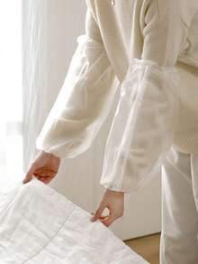 200pcs Disposable Plastic Sleeve Covers, Transparent, Waterproof, Dustproof, Oil-Proof, Stain-Resistant, For Kitchen, Household Cleaning, 50/100/200pcs - Multicolor - View 5