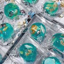 手工贝壳软玩具，超柔软减压玩具，创意美观，有效缓解无聊，小巧贝壳软球减压小玩意 - 彩色 - 查看 2