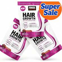 Bestseller!3 Pack Hair Growth Soft Chews - Hold Before Chewing, Biotin & Clinically Studied For Stronger Hair (Mixed Berry).Supplement Vitamin,Free Shipping. - 3 Items - View 10