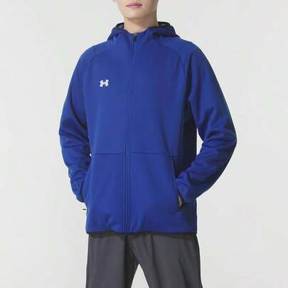Under Armour Men's Casual Hoodie Jacket, Comfortable Daily & Outdoor Travel Knit Hooded Jacket, 25600403-400
