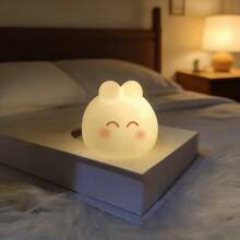 1pc Cute Rabbit LED Light, Replaceable Button Battery Powered, Suitable For Bedroom, Study, Holiday Gift - Multicolor - View 7