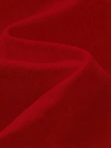 Floreya Solid Color Casual Elegant Woven Fabric Zipper Dress, Suitable For Evening Dates, Holidays, Weddings, Spring/Summer Red - Red - View 9