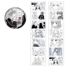 1 Roll, Creative Japanese-Style Planner Tape, Anime-Themed DIY Planner Tape Stickers, Journal Card Crafting, Scrapbook Embellishments - Peach Magic - View 14