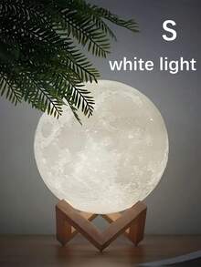 1 قطعة ضوء القمر ثلاثي الأبعاد مع قاعدة، مصباح القمر الجانبي، يعمل بالبطارية، إضاءة نوم LED لديكور المنزل، هدية عيد ميلاد، مناسب للخطبة والزفاف الرومانسي والعام الجديد، ديكور المنزل، غرفة النوم، غرفة المعيشة، المكتب، أفضل هدية، DIY المنزل، النافذة، مشهد غرفة المعيشة - متعدد الألوان - مشاهدة 15