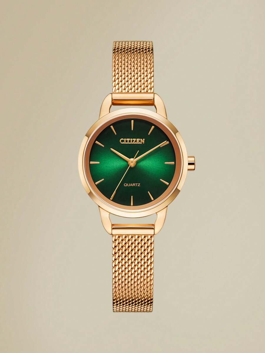 CITIZEN Classic Stylish Watch for Men and Women Perfect for Holidays Gifting Versatile Casual and Commute Wear Elegant Timepiece for Everyday Use Ideal Birthday or Anniversary Present - 金色 - 查看 1