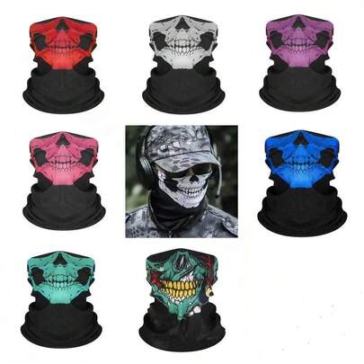 四季通用无缝头带，户外防风防尘防晒帽，时尚百搭