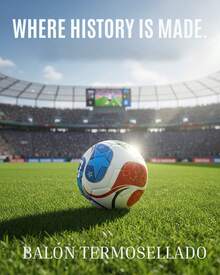 PACK 2 Balones de Futbol Número 5 Termosellado Copa del Mundo Mundial de Futbol Ideal para Césped, Pavimento, Césped Sintético - Blanco - Ver 6