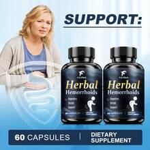 Fulimiks Fast Effective Hemorrhoid Treatment Supplements, Promote Symptom Relief, Shrinking Of Hemorrhoids, Ease Discomfort, Powerful Formula - Bộ 2 chai - Tiết kiệm - Xem 5