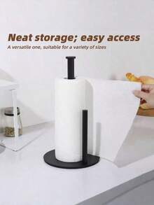 Kitchen Paper Towel Holder, Countertop Paper Towel Dispenser, Napkin Box Rack, Stainless Steel Kitchen Paper Towel Holder With Weighted Base, Space-Saving Design For Paper Towels, Napkins, Kitchen Roll, Wall-Mounted Storage Organizer, Modern Kitchen Accessory, Kitchen Utility, Wall-Mounted Dispenser, Kitchen Storage Accessory - 彩色 - 查看 8