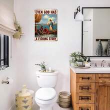 Girl Tin Sign Vintage Irish Whiskey Metal Sign Print Aesthetic For Garden Yard Bar Porch Home Bedroom Kitchen Wall Decor Gift 8 X 12 In - 風格 - 查看 6