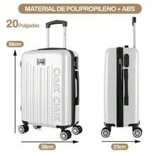 Set Maletas Kit Viaje Mano Avion 20in Con Caja  Maquillaje - Albaricoque - Ver 2
